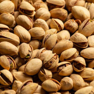 Bulk roasted pistachios with shell and salt