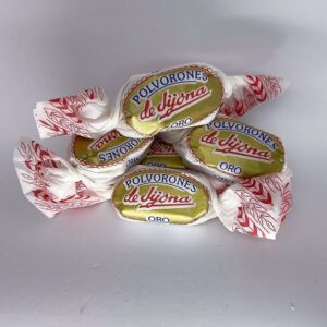 Gold polvorones and chocolate polvorones sold in bulk